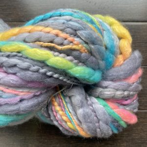 Handspun Art Yarn - Rainbows in the Mist