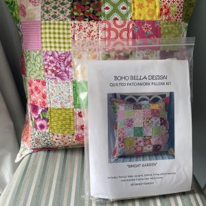 Quilted Pillow Kit - Bright Garden