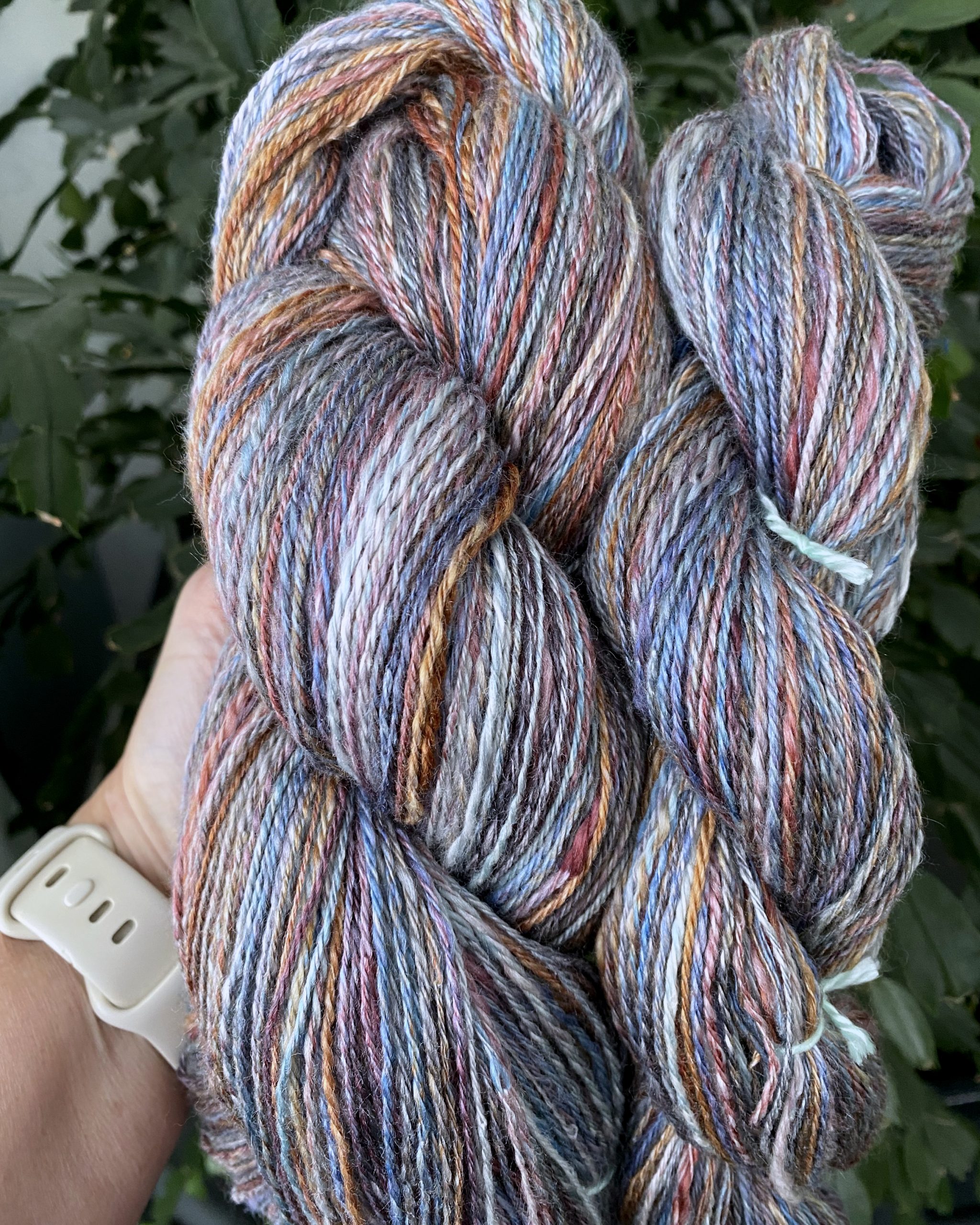 Handwoven Merino Wool Scarf - Subtle Plaid - Image 5