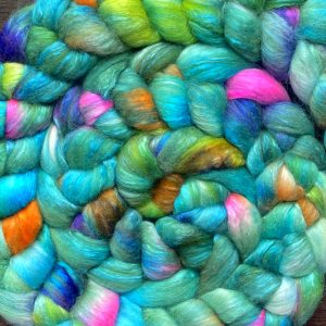 Hand-Dyed Roving - Flirty Mermaid