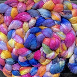 Hand-Dyed Roving - Hawaiian Sunset