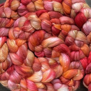 Hand-Dyed Roving - Intense Autumn