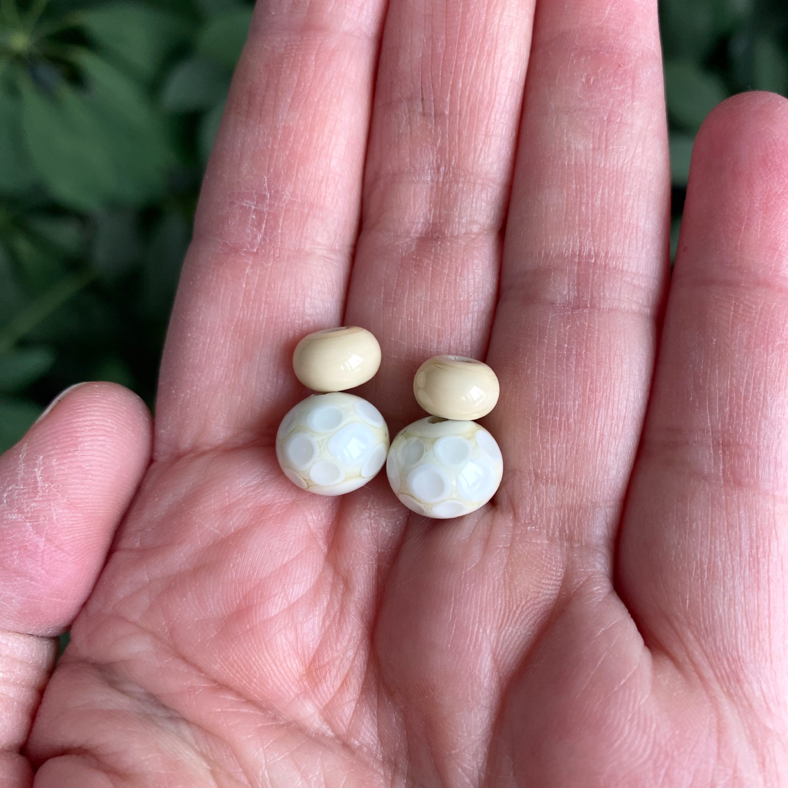 Earring Beads: Ivory Dangles - Image 3