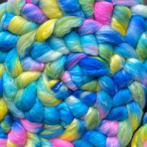 Hand-Dyed Roving - Bikini Weather