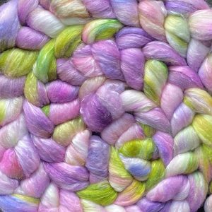 Hand-Dyed Roving - Spring Orchid