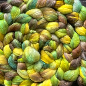 Hand-Dyed Roving - Sunflora