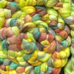 Hand-Dyed Roving - Sunflora